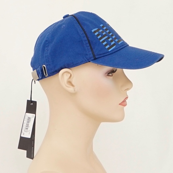 IKKS BLUE Cotton Baseball Cap Hat NWT - Picture 5 of 5